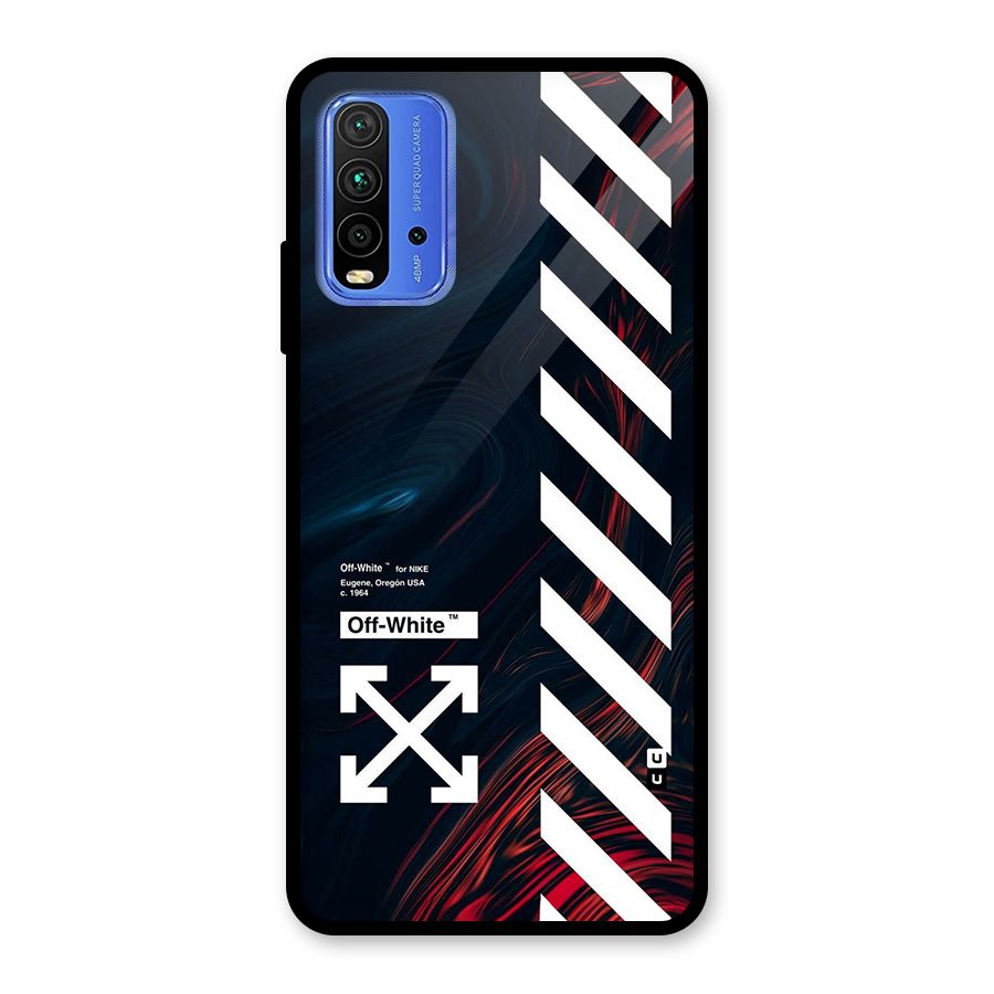 Awesome Stripes Glass Back Case for Redmi 9 Power