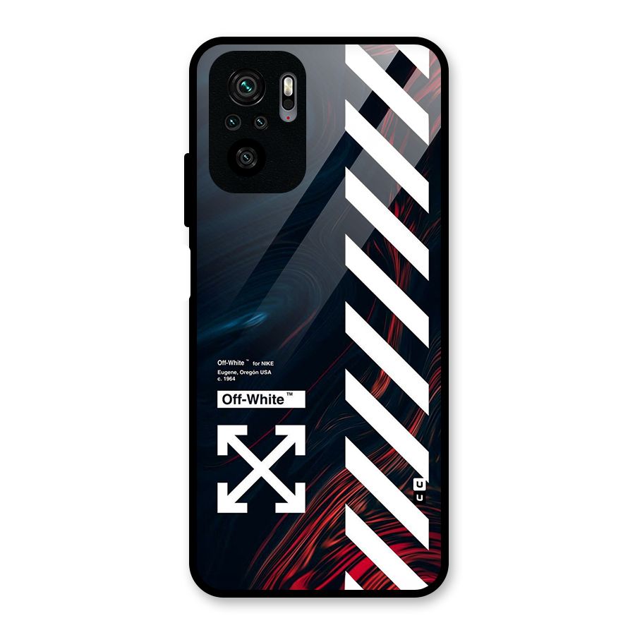 Awesome Stripes Glass Back Case for Redmi Note 10S