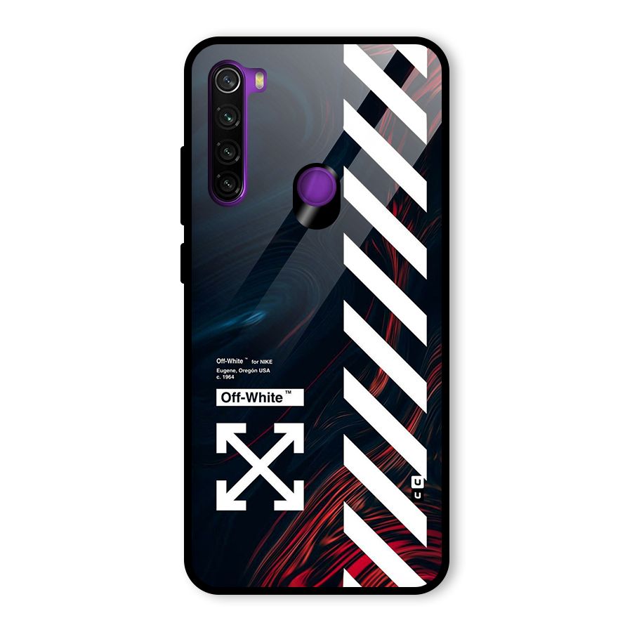 Awesome Stripes Glass Back Case for Redmi Note 8