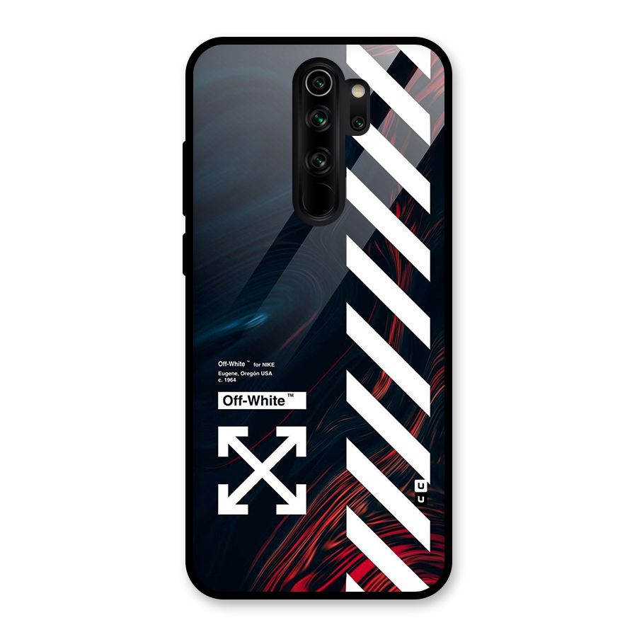 Awesome Stripes Glass Back Case for Redmi Note 8 Pro