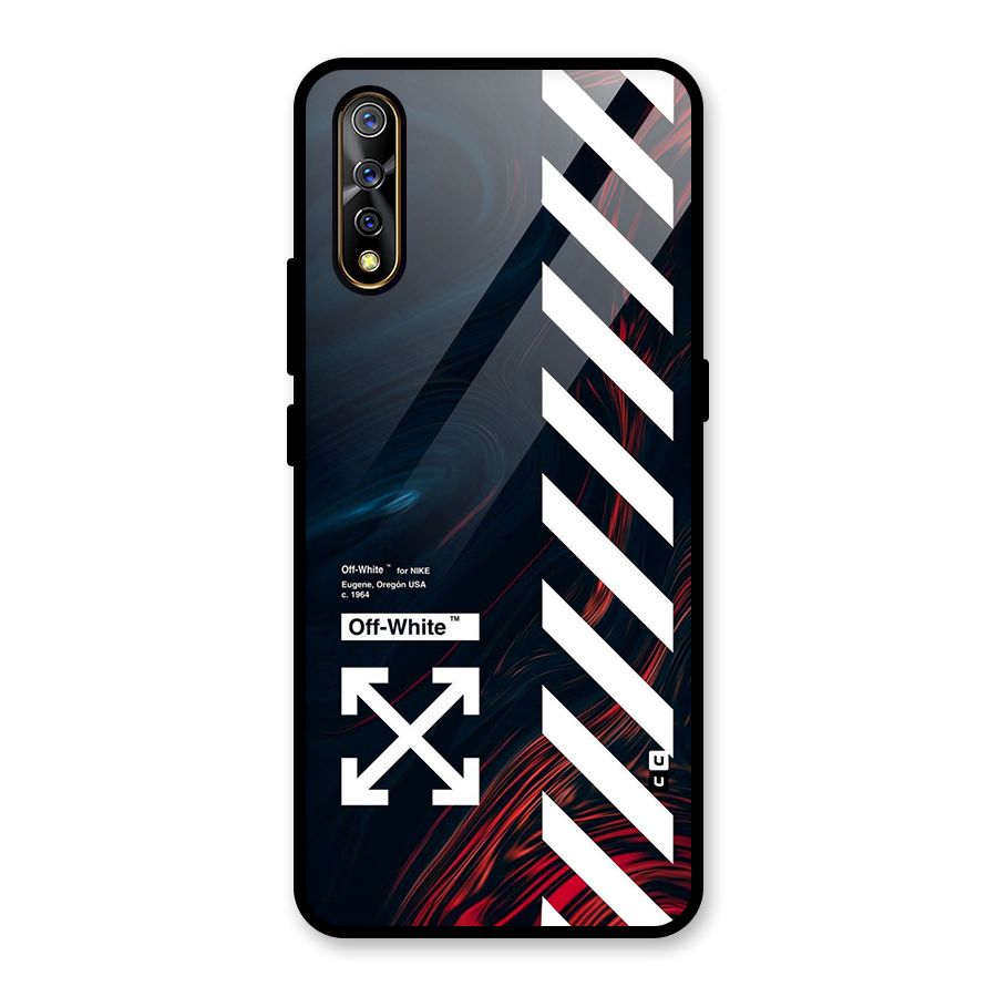 Awesome Stripes Glass Back Case for Vivo S1