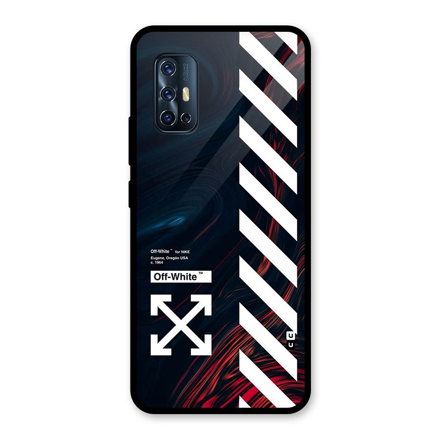 Awesome Stripes Glass Back Case for Vivo V17