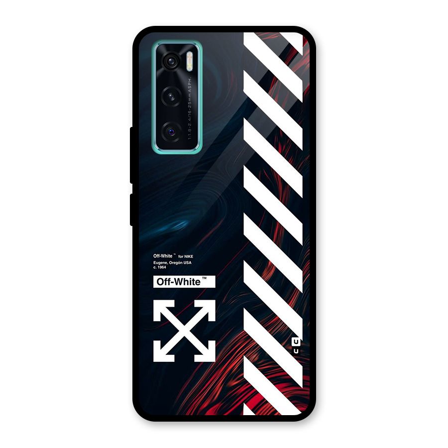 Awesome Stripes Glass Back Case for Vivo V20 SE