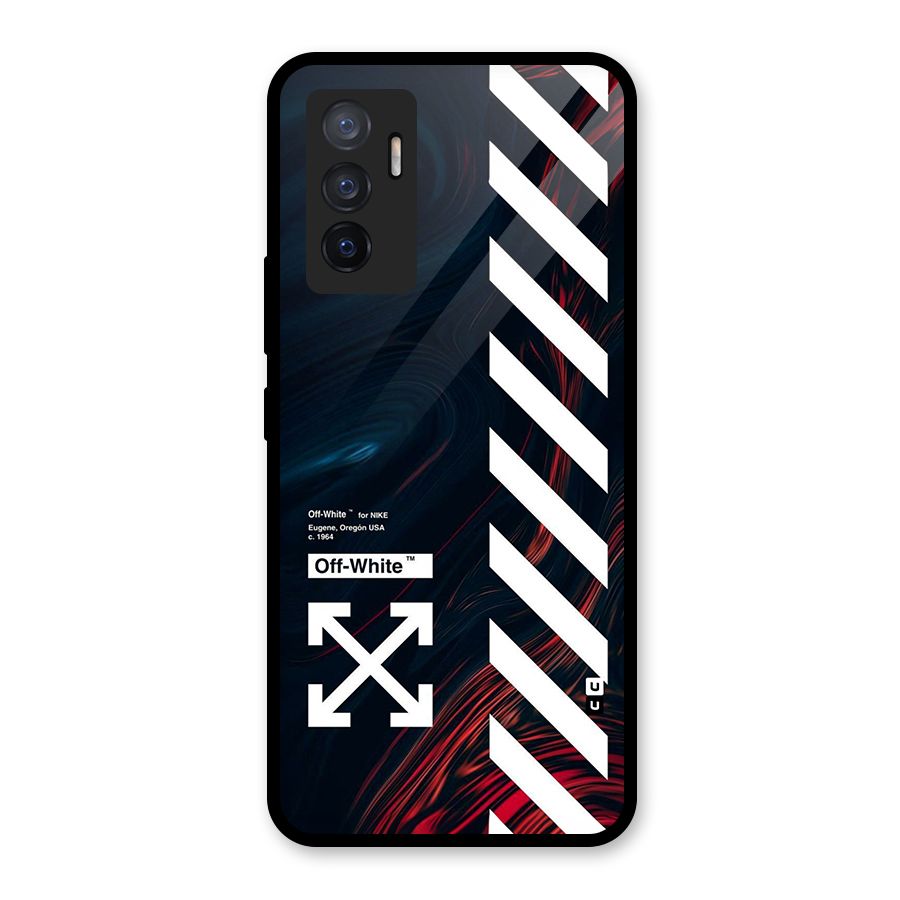 Awesome Stripes Glass Back Case for Vivo V23e