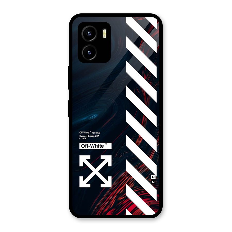 Awesome Stripes Glass Back Case for Vivo Y15s