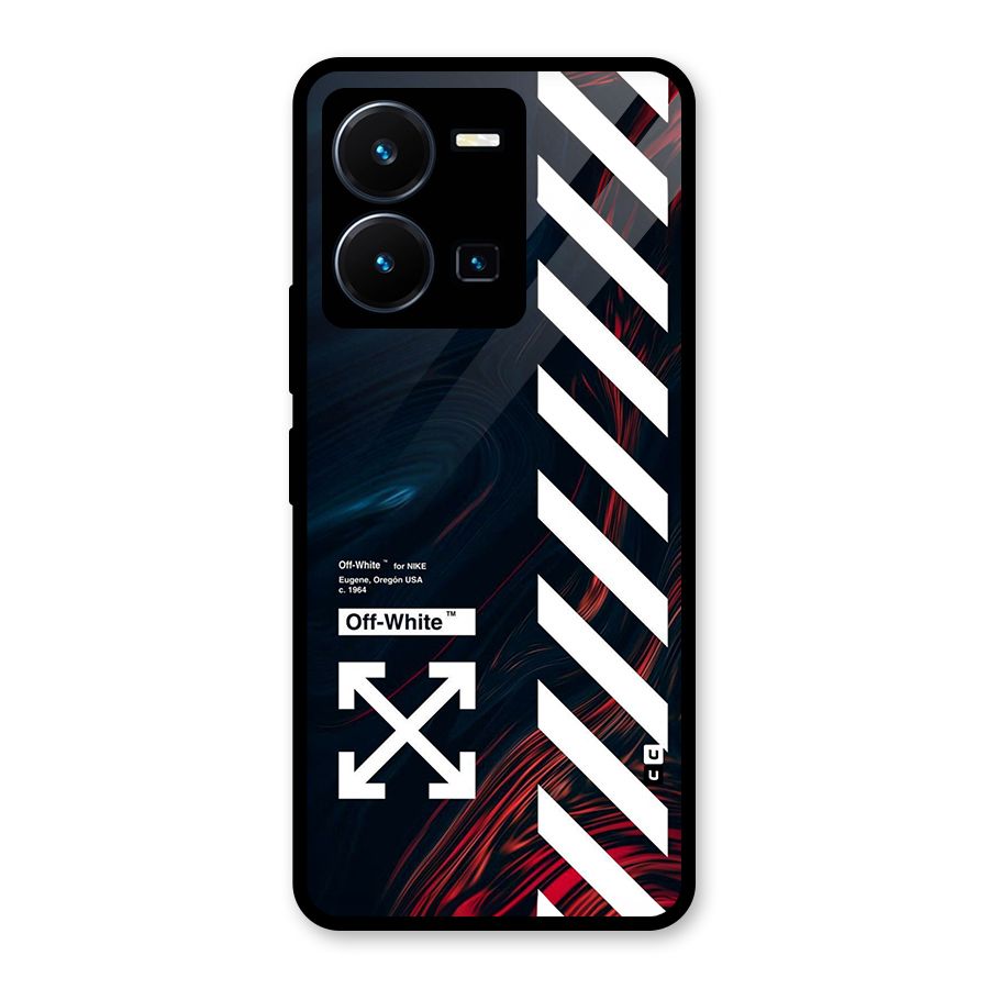 Awesome Stripes Glass Back Case for Vivo Y35