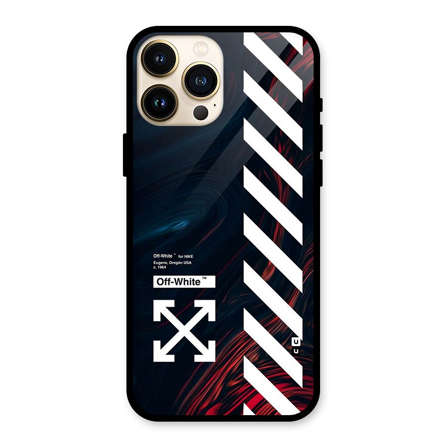 Awesome Stripes Glass Back Case for iPhone 13 Pro Max