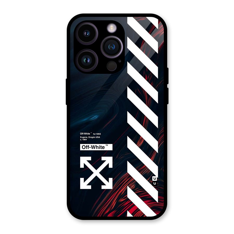 Awesome Stripes Glass Back Case for iPhone 14 Pro