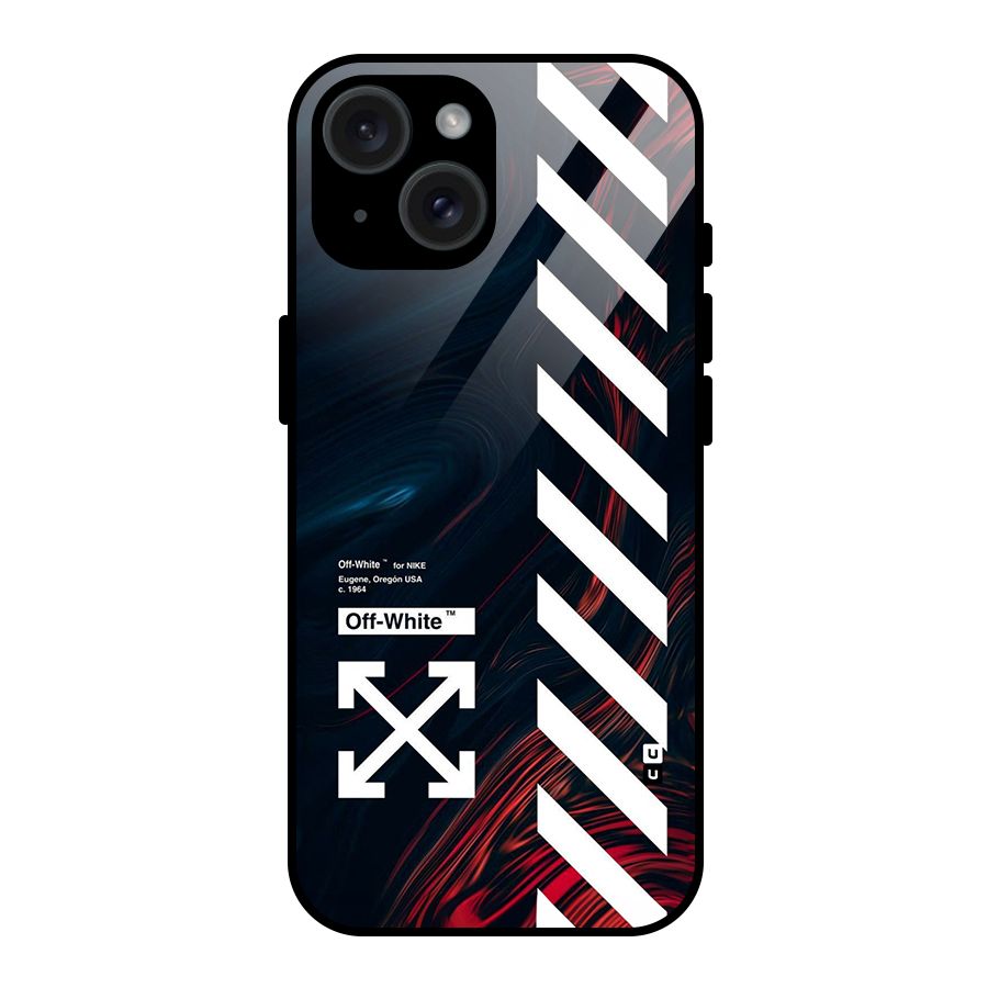 Awesome Stripes Glass Back Case for iPhone 15