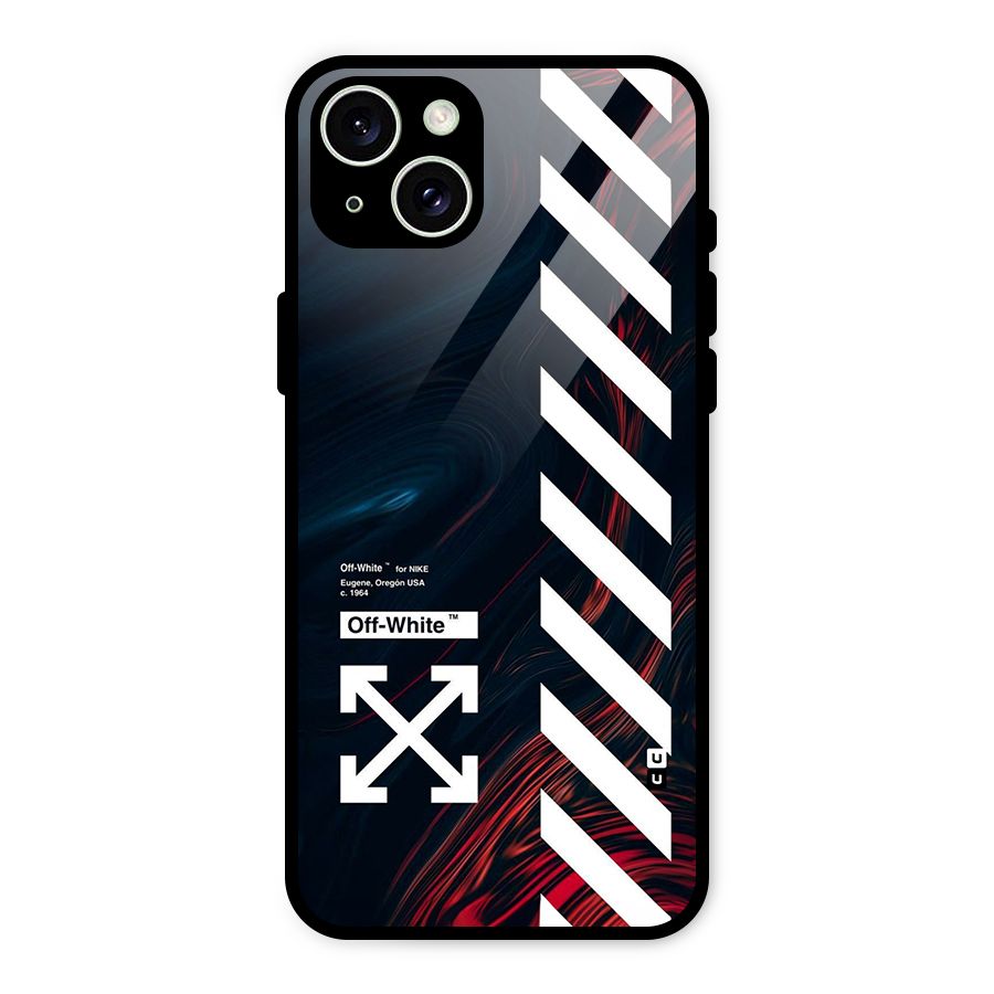 Awesome Stripes Glass Back Case for iPhone 15 Plus