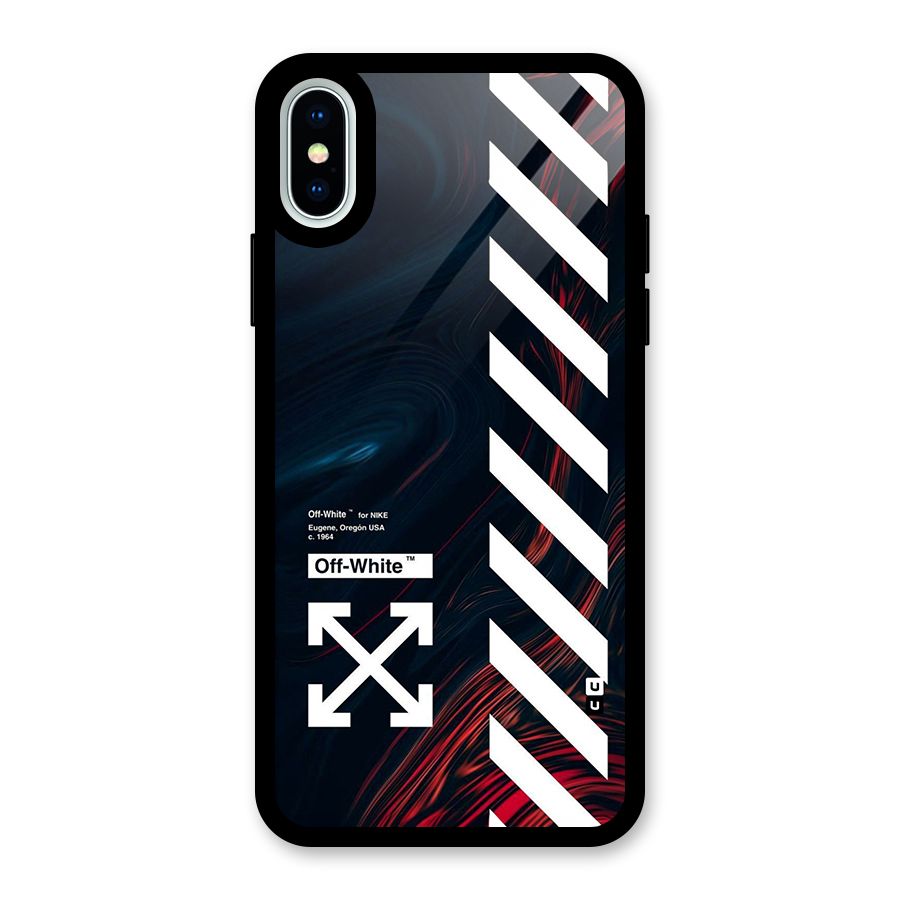 Awesome Stripes Glass Back Case for iPhone X