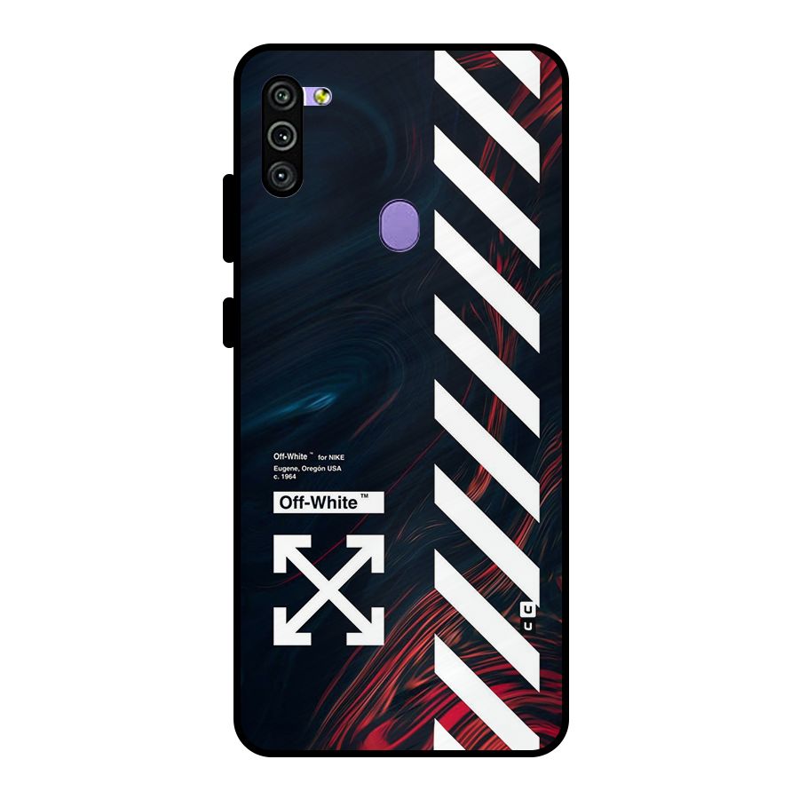 Awesome Stripes Metal Back Case for Galaxy M11