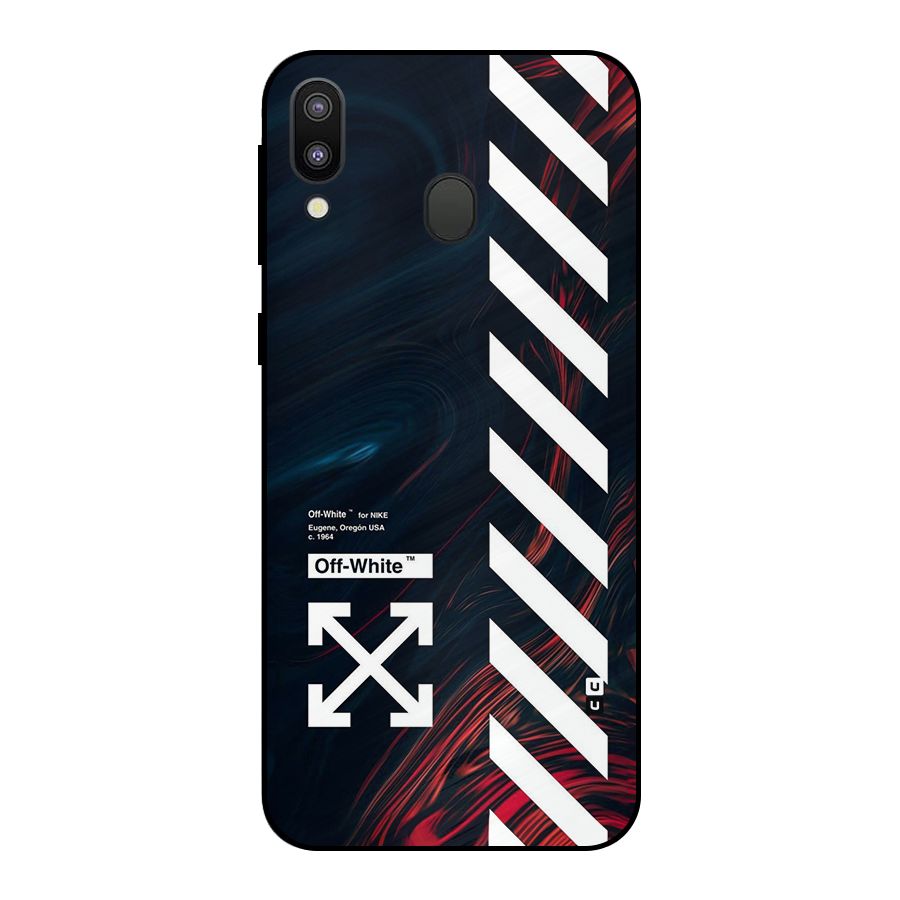 Awesome Stripes Metal Back Case for Galaxy M20