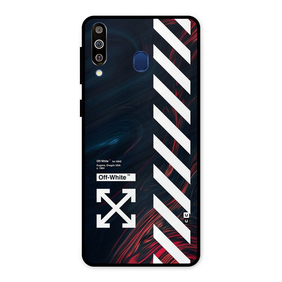Awesome Stripes Metal Back Case for Galaxy M30