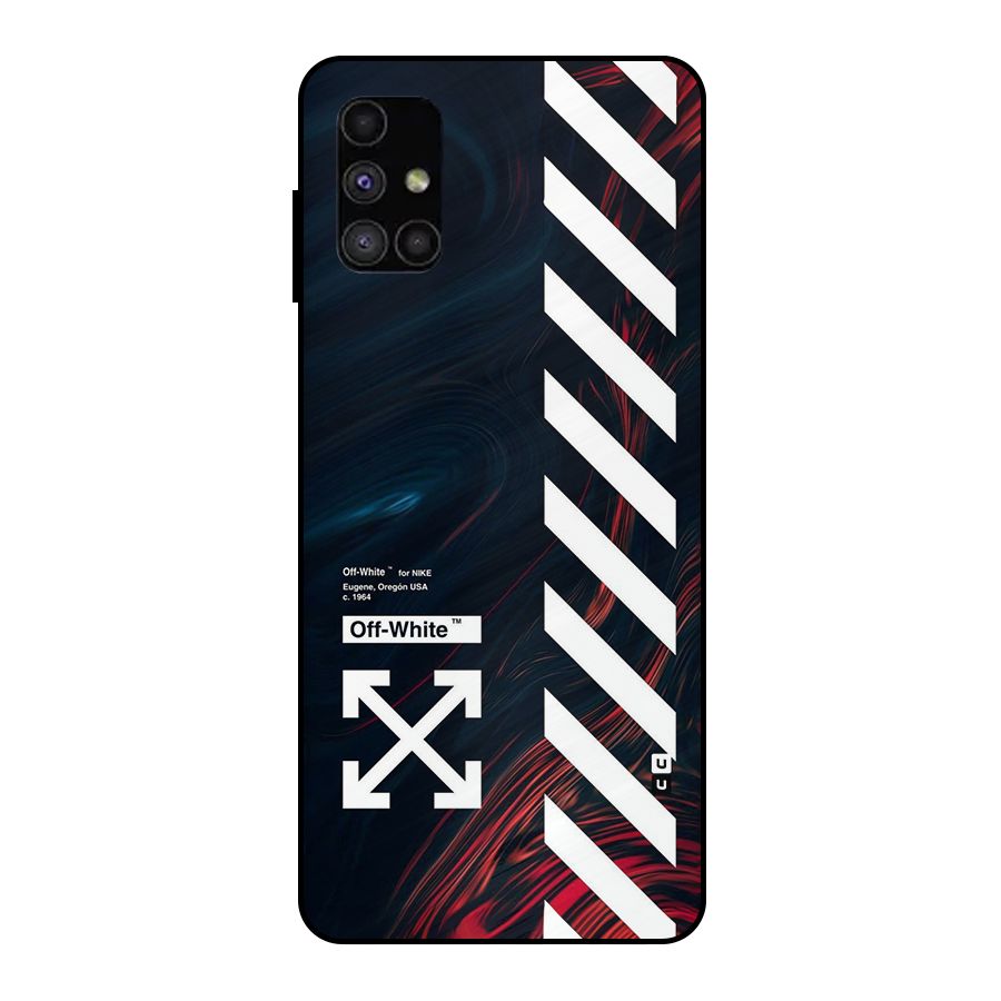 Awesome Stripes Metal Back Case for Galaxy M51