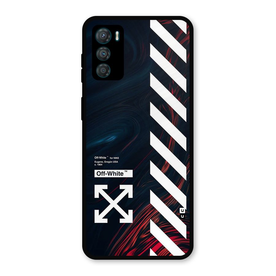 Awesome Stripes Metal Back Case for Moto G42
