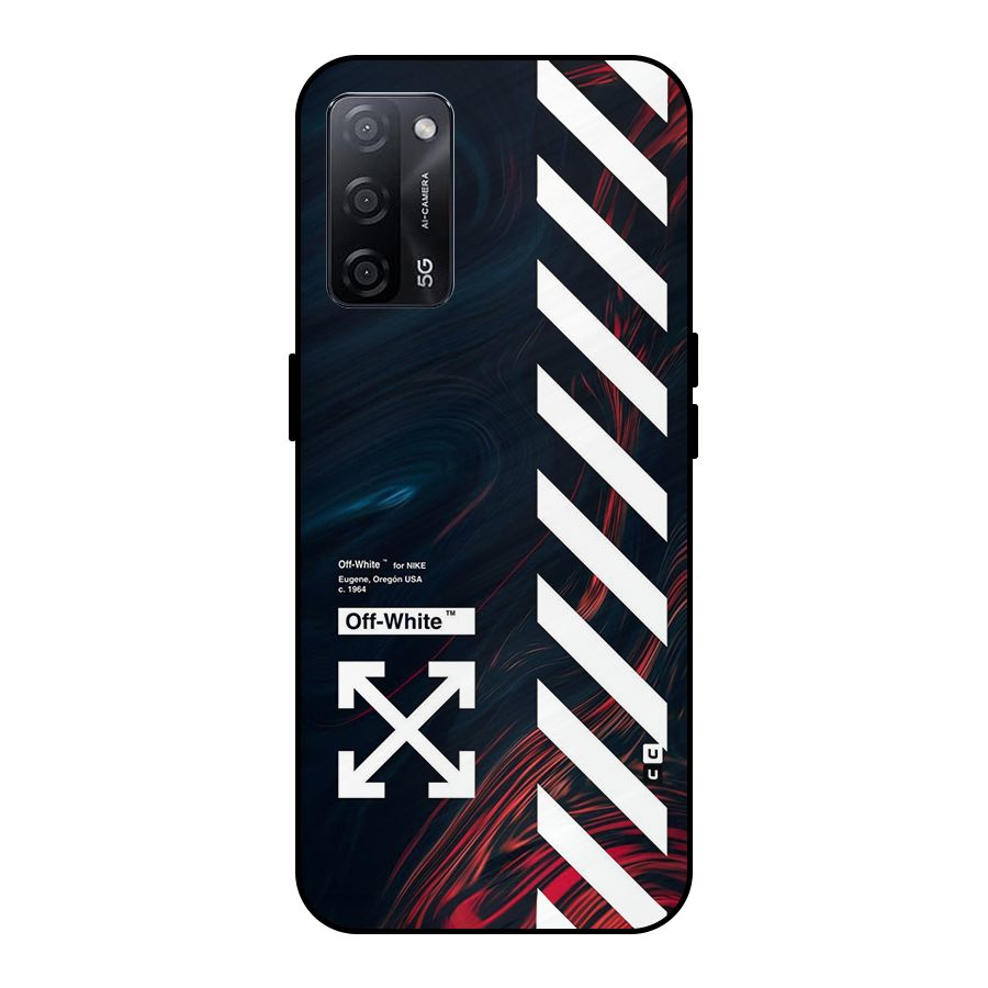 Awesome Stripes Metal Back Case for Oppo A53s 5G