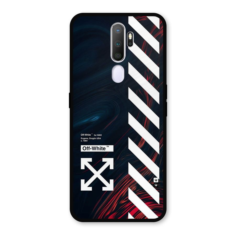 Awesome Stripes Metal Back Case for Oppo A9 (2020)