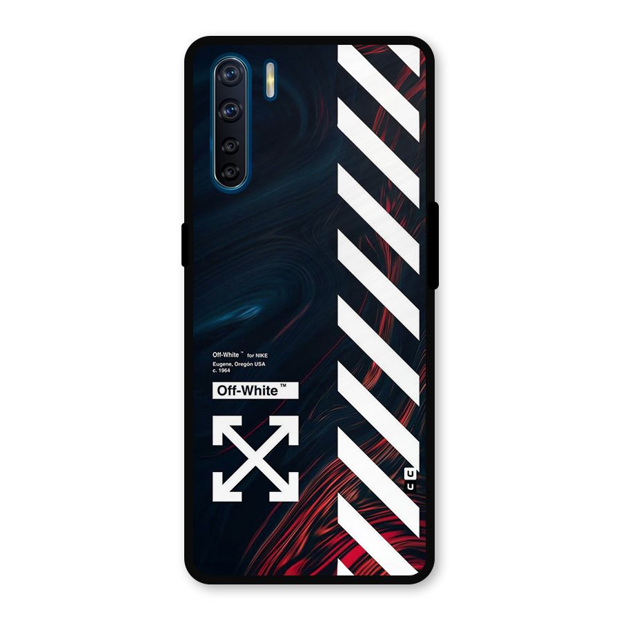 Awesome Stripes Metal Back Case for Oppo F15