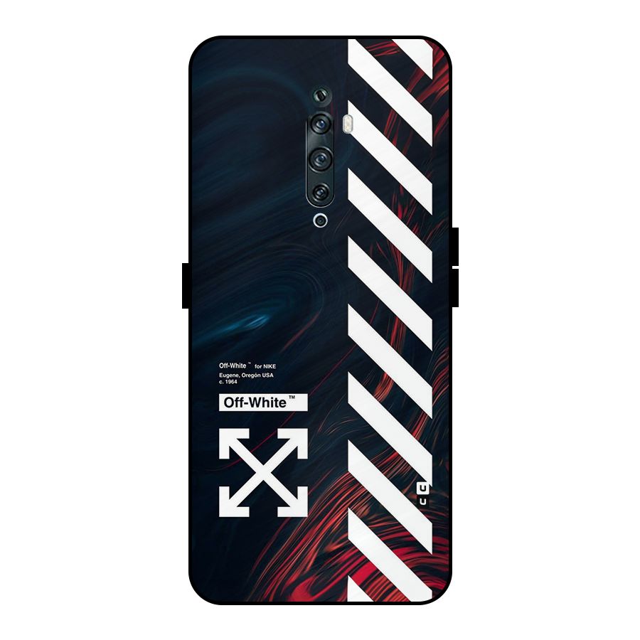 Awesome Stripes Metal Back Case for Oppo Reno2 F