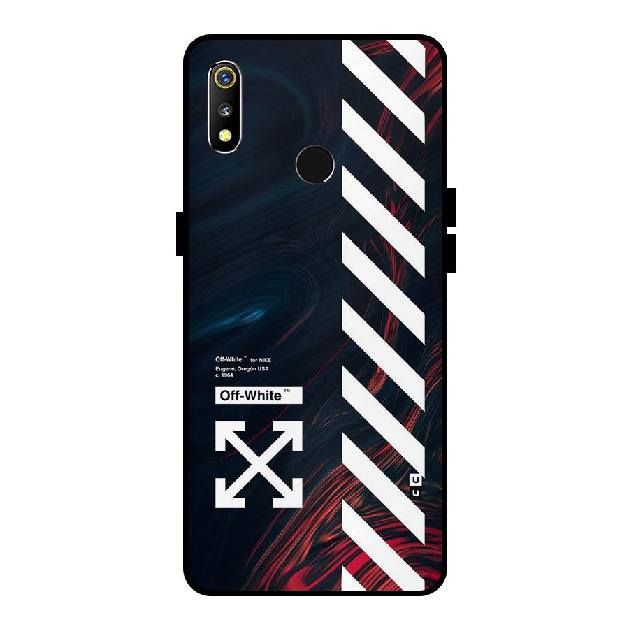 Awesome Stripes Metal Back Case for Realme 3