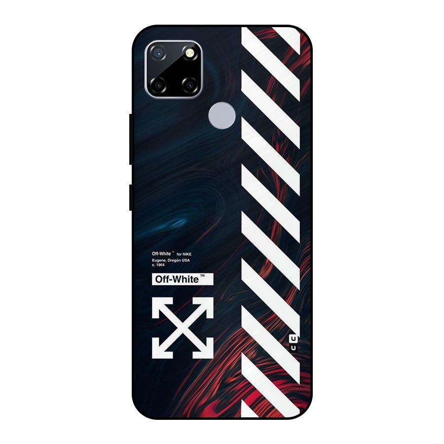 Awesome Stripes Metal Back Case for Realme Narzo 30A