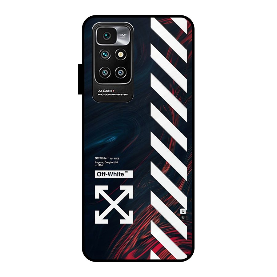 Awesome Stripes Metal Back Case for Redmi 10 Prime