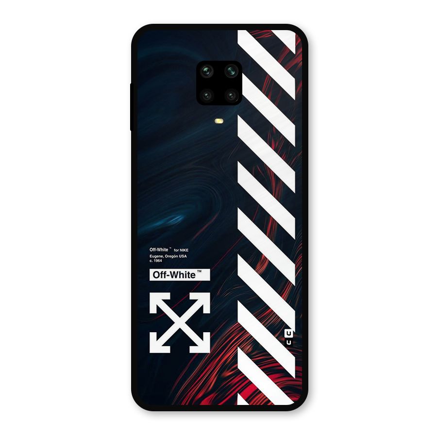 Awesome Stripes Metal Back Case for Redmi Note 9 Pro