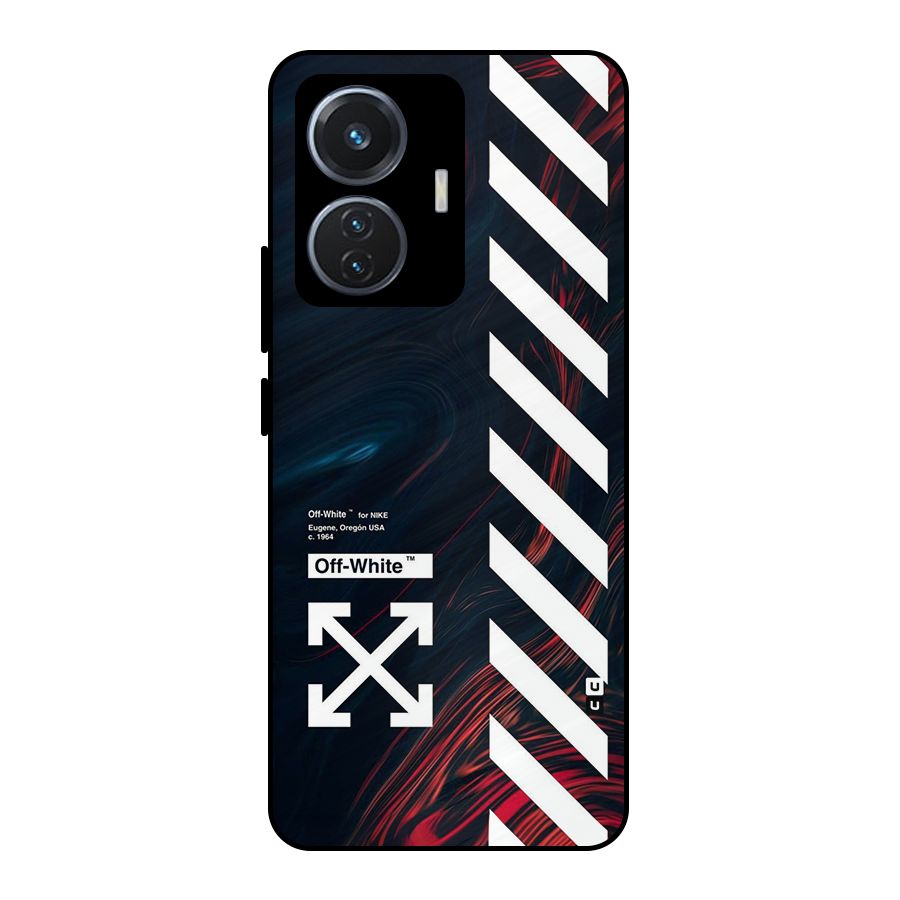 Awesome Stripes Metal Back Case for Vivo T1 44W
