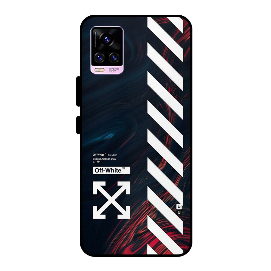 Awesome Stripes Metal Back Case for Vivo V20 Pro
