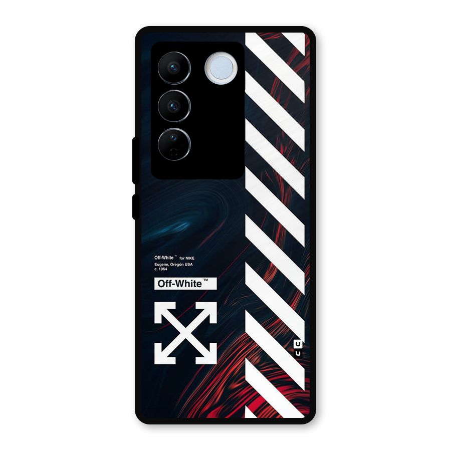 Awesome Stripes Metal Back Case for Vivo V27