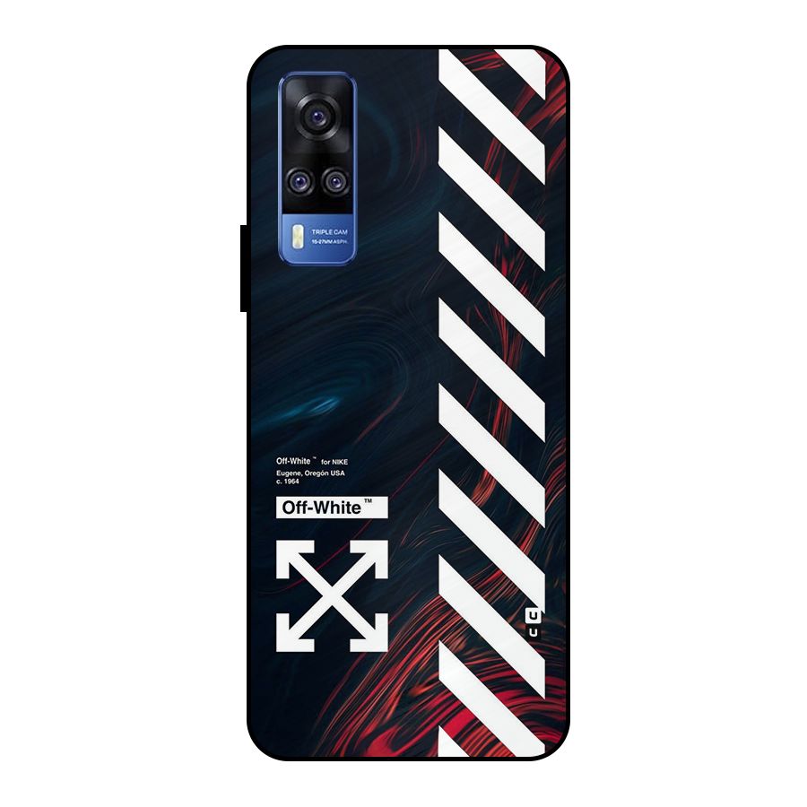 Awesome Stripes Metal Back Case for Vivo Y51