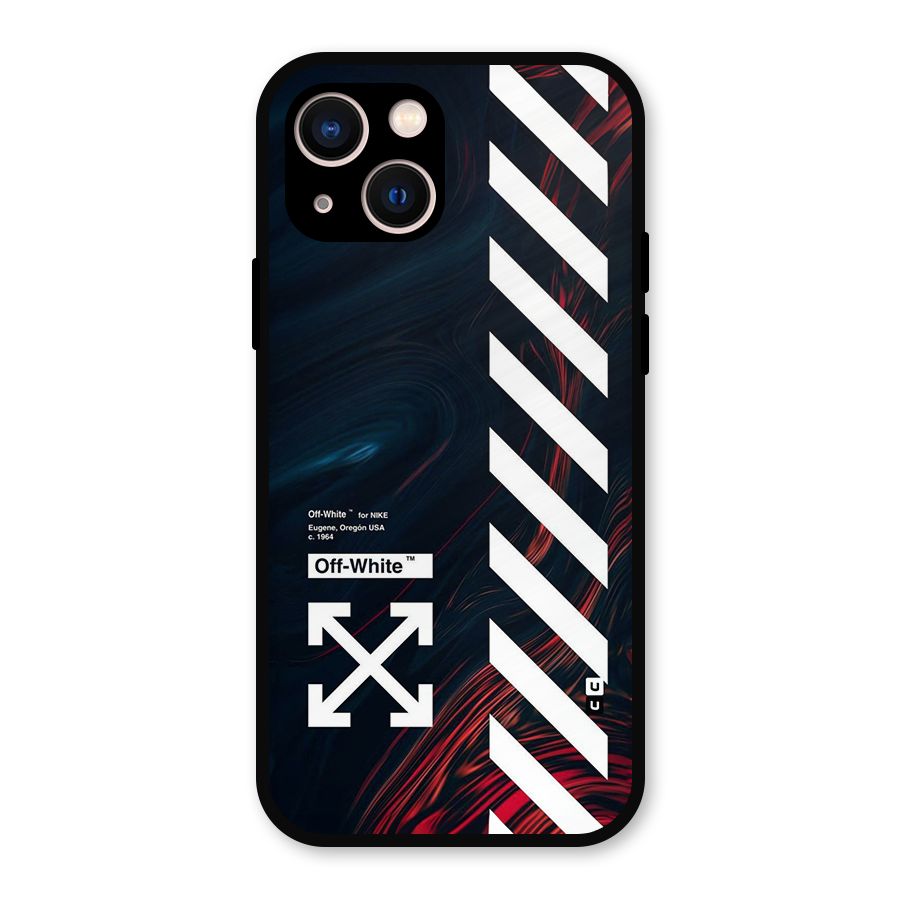 Awesome Stripes Metal Back Case for iPhone 13