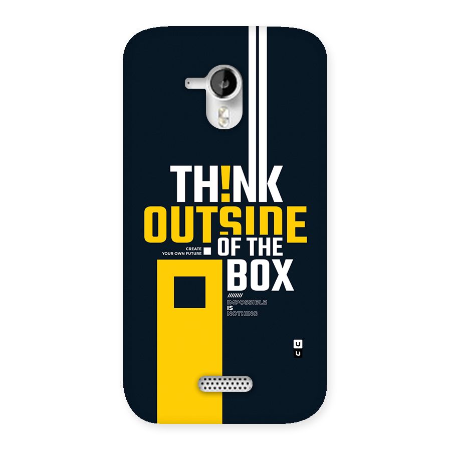 Awesome Think Out Side Back Case for Canvas HD A116