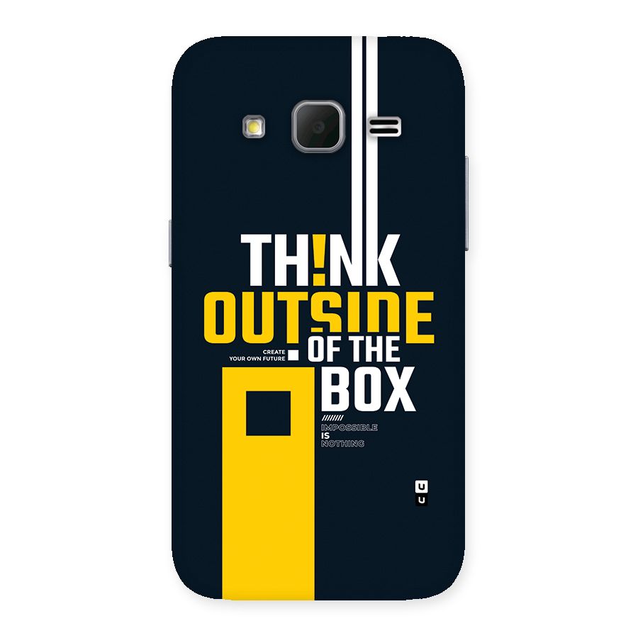 Awesome Think Out Side Back Case for Galaxy Core Prime