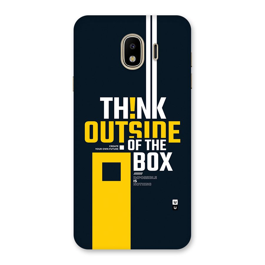 Awesome Think Out Side Back Case for Galaxy J4