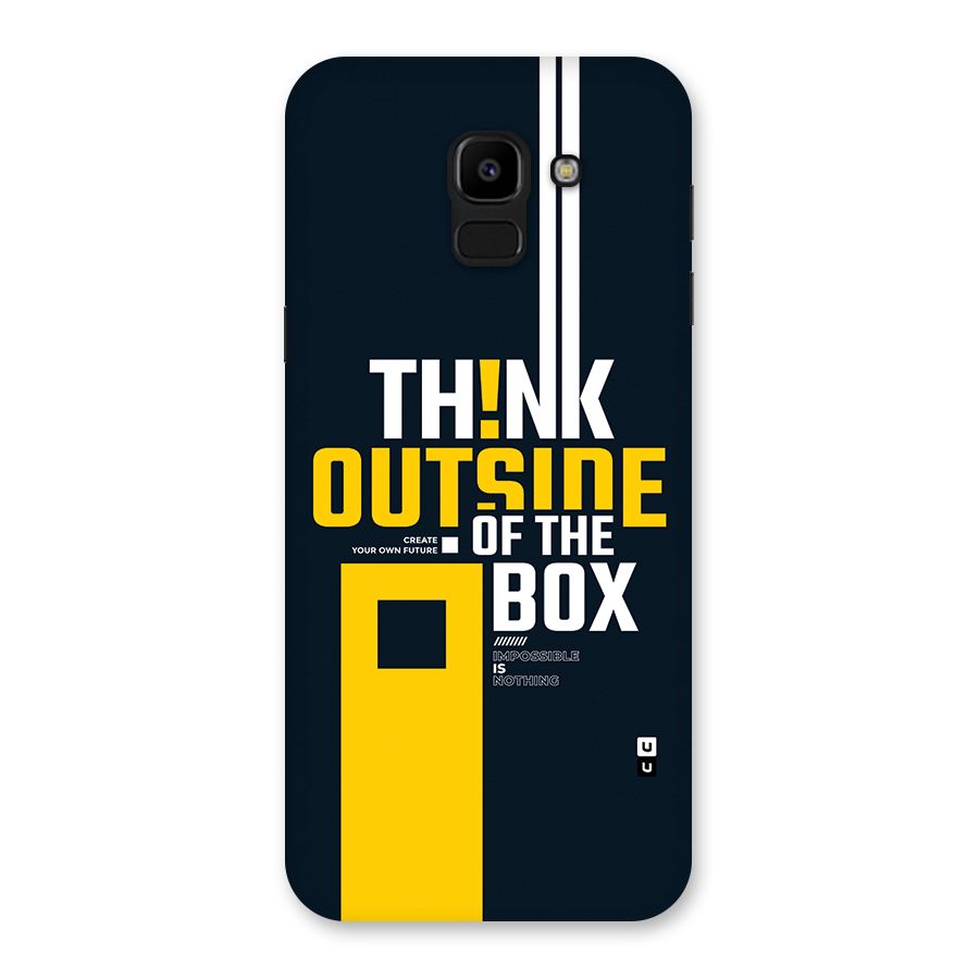 Awesome Think Out Side Back Case for Galaxy J6