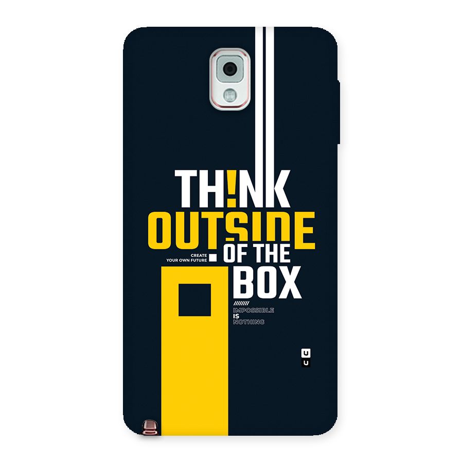Awesome Think Out Side Back Case for Galaxy Note 3