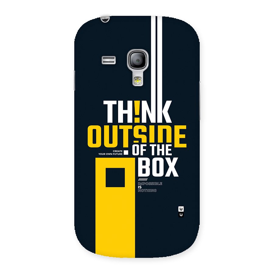 Awesome Think Out Side Back Case for Galaxy S3 Mini