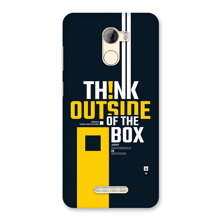 Awesome Think Out Side Back Case for Gionee A1 LIte