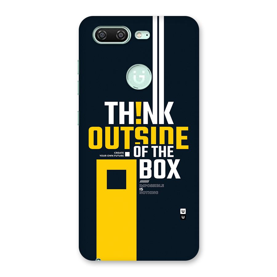 Awesome Think Out Side Back Case for Gionee S10