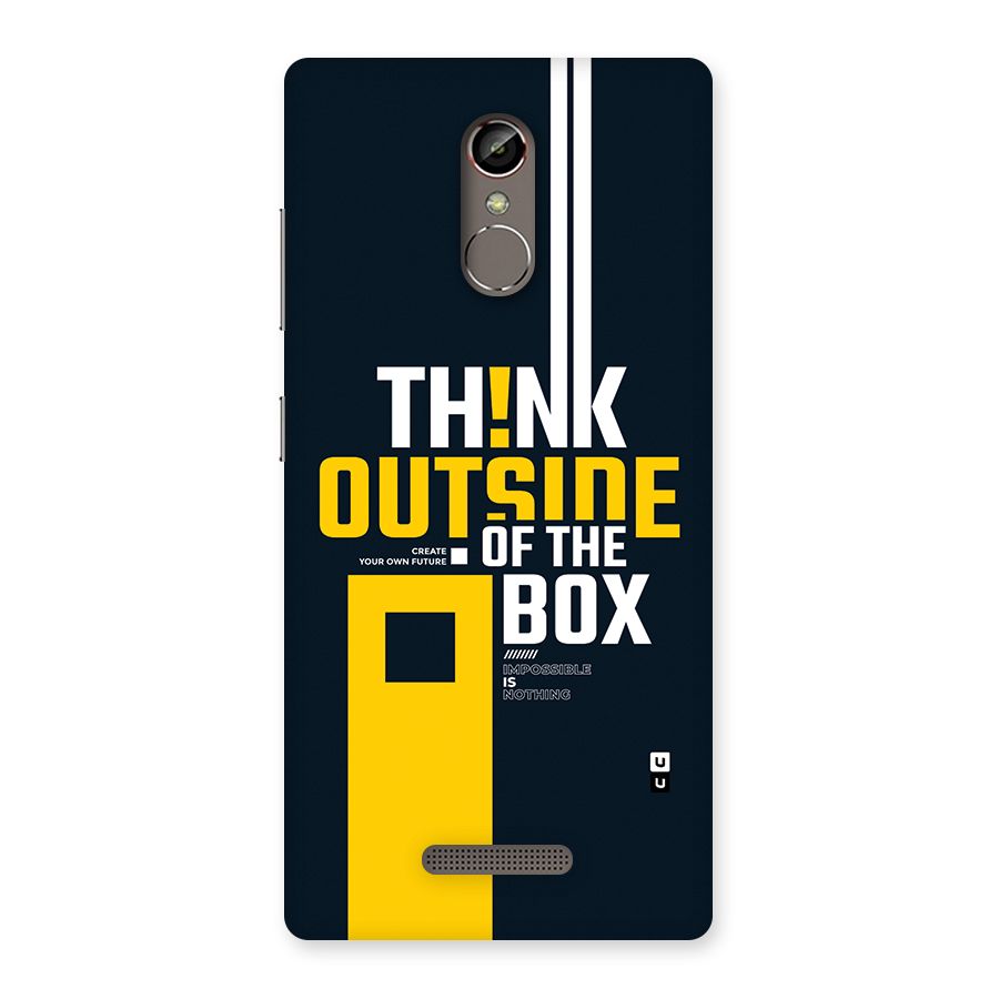 Awesome Think Out Side Back Case for Gionee S6s