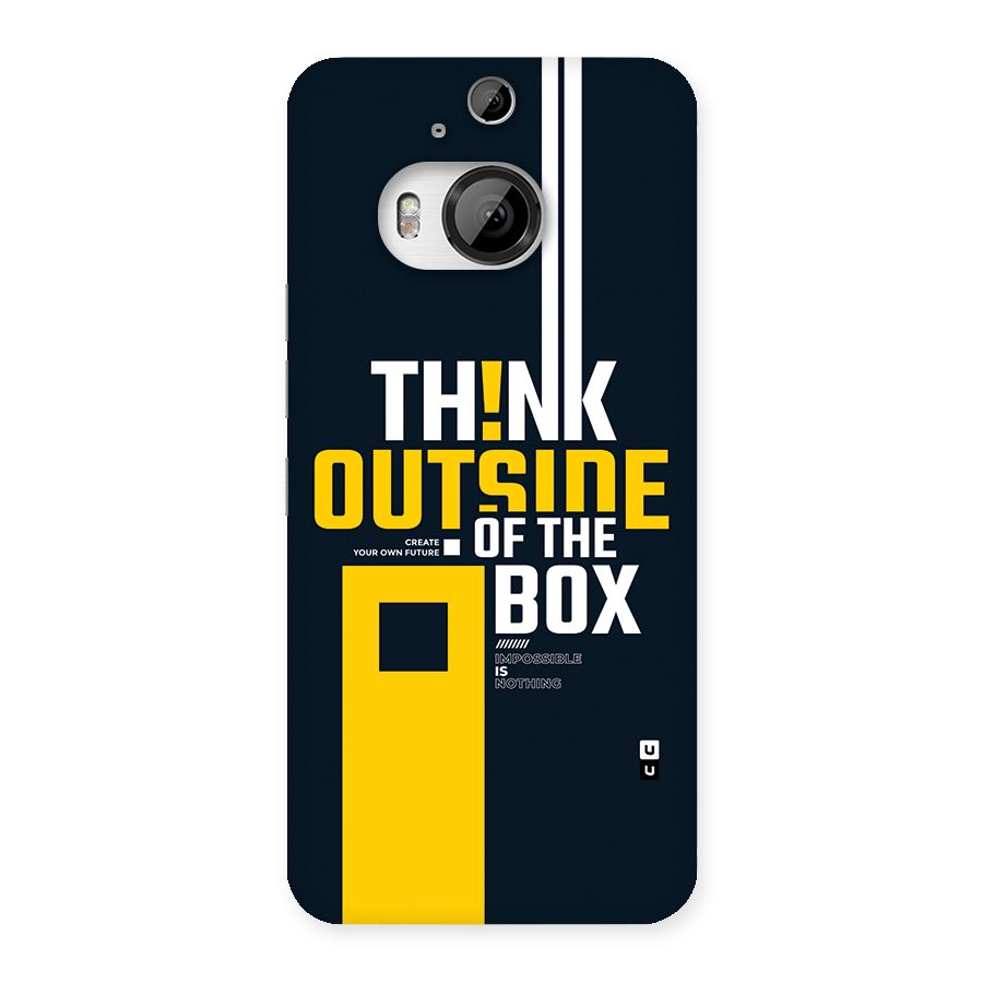 Awesome Think Out Side Back Case for HTC One M9 Plus