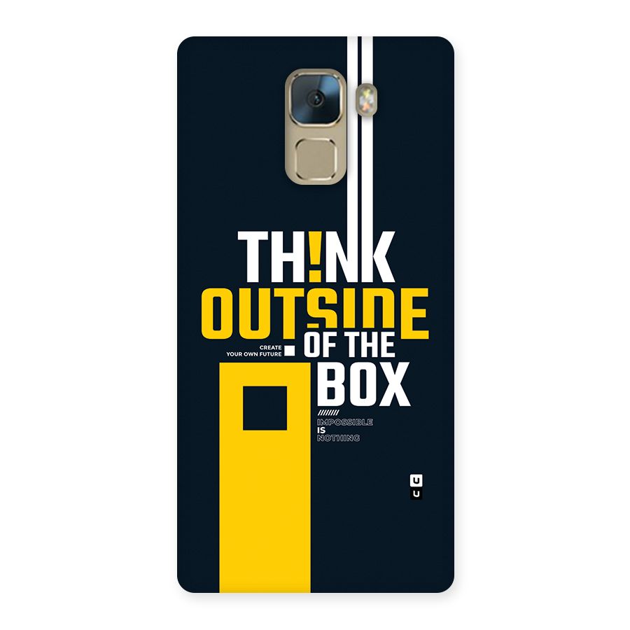 Awesome Think Out Side Back Case for Honor 7