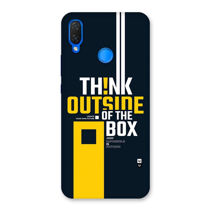 Awesome Think Out Side Back Case for Huawei P Smart Plus