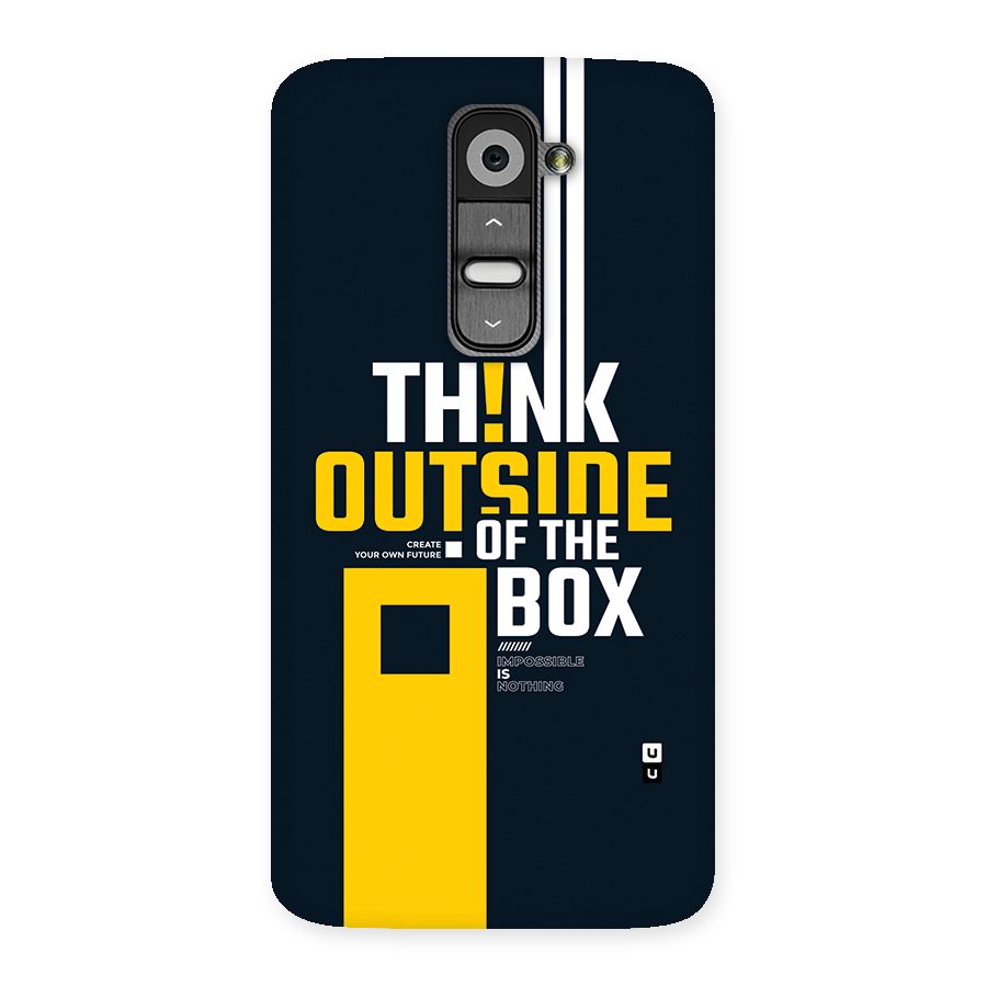 Awesome Think Out Side Back Case for LG G2