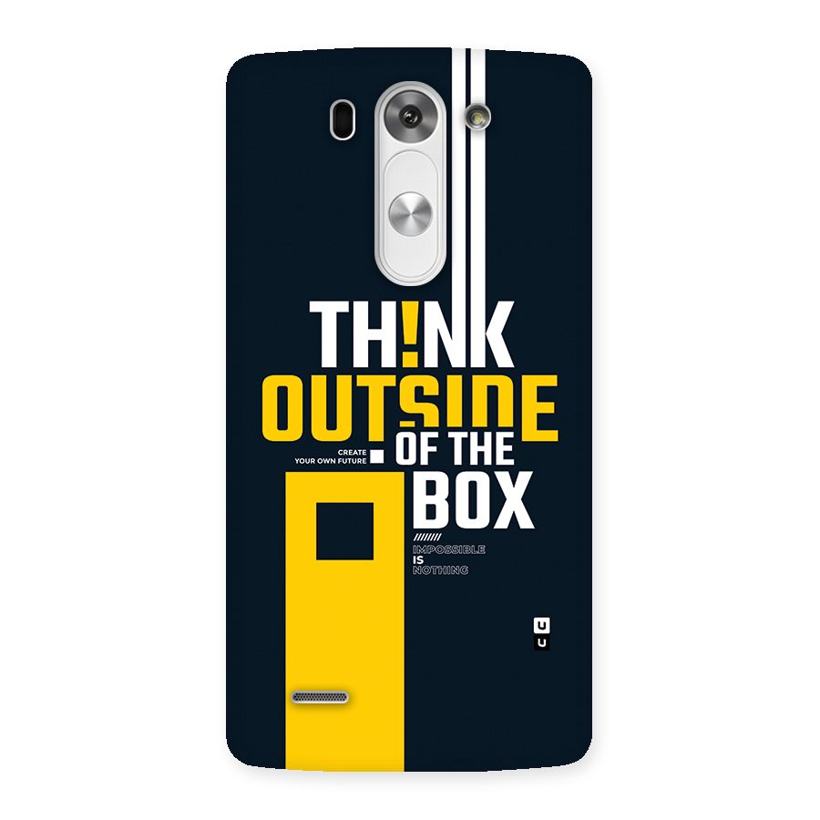 Awesome Think Out Side Back Case for LG G3 Beat