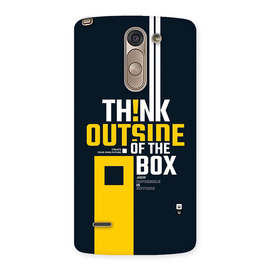 Awesome Think Out Side Back Case for LG G3 Stylus