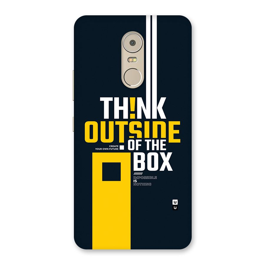 Awesome Think Out Side Back Case for Lenovo K6 Note