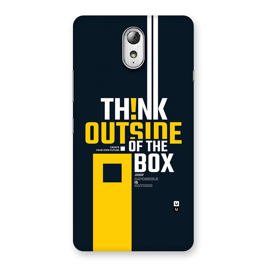 Awesome Think Out Side Back Case for Lenovo Vibe P1M